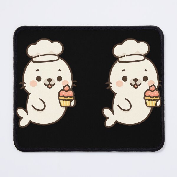 Item preview, Harbor Seals Cute Chef designed and sold by DamioPolArt.
