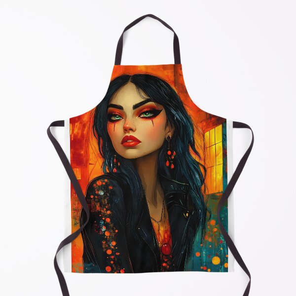Item preview, Vibrant Portrait of a Stylish Woman in Urban Setting designed and sold by Artessie.