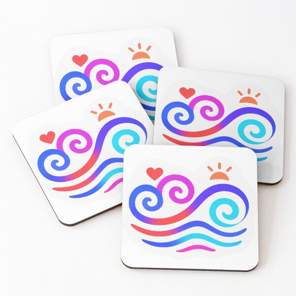Item preview, Neon Flow – Energetic Abstract Waves and Sun Design designed and sold by GusiaTreasures.
