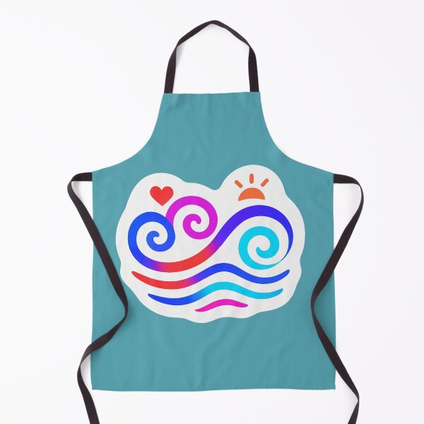 Item preview, Neon Flow – Energetic Abstract Waves and Sun Design designed and sold by GusiaTreasures.