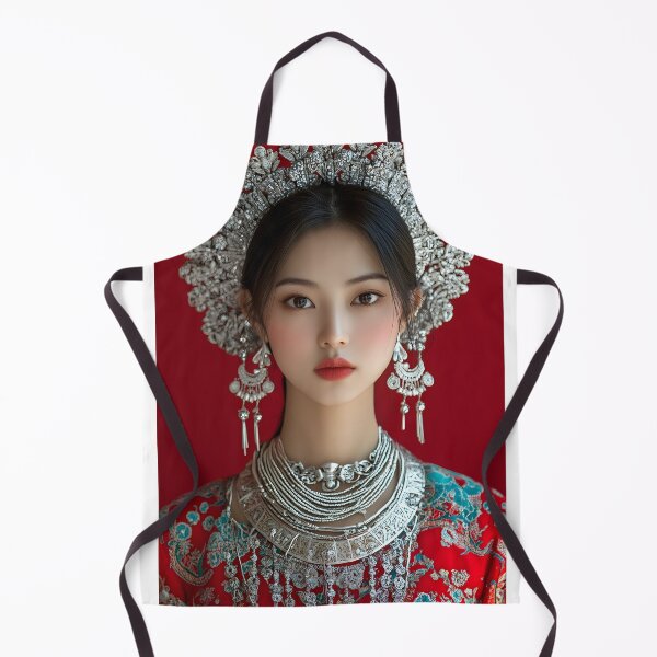 Aperçu de l'œuvre Superbe tenue traditionnelle avec des accessoires élaborés créée et vendue par Artessie.
