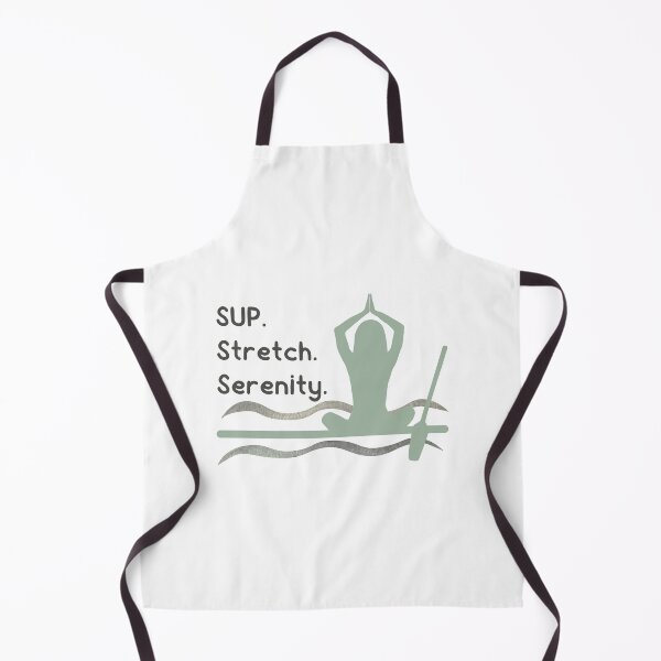 Item preview, SUP Stretch Serenity – Minimalist Paddleboard Yoga Shirt designed and sold by bobparduephoto.