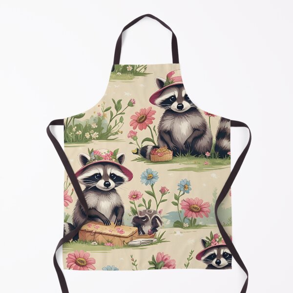 Item preview, Cottage Core Raccoon Pattern designed and sold by PatronesKawai.