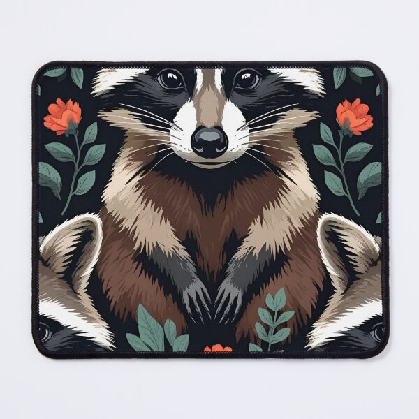 Item preview, Cottage Core Raccoon Pattern designed and sold by PatronesKawai.