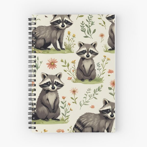 Item preview, Cottage Core Raccoon Pattern designed and sold by PatronesKawai.