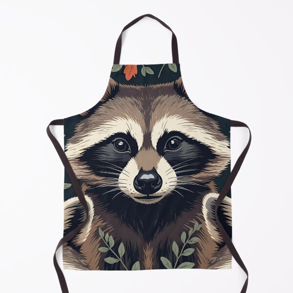 Item preview, Cottage Core Raccoon Pattern designed and sold by PatronesKawai.