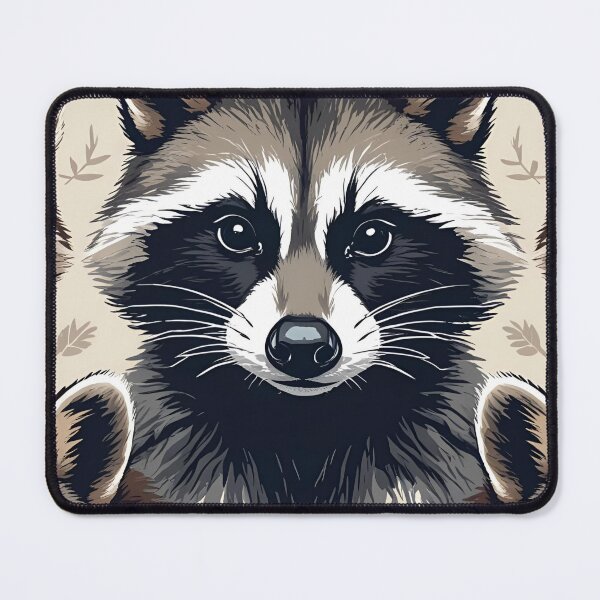 Item preview, Cottage Core Raccoon Pattern designed and sold by PatronesKawai.