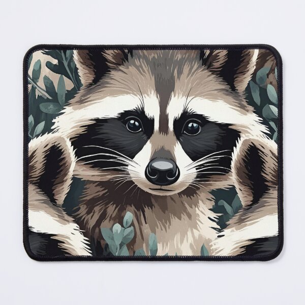 Item preview, Cottage Core Raccoon Pattern designed and sold by PatronesKawai.