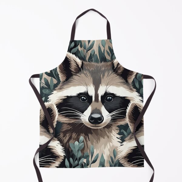 Item preview, Cottage Core Raccoon Pattern designed and sold by PatronesKawai.
