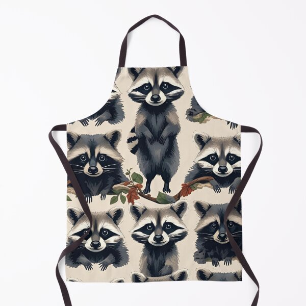 Item preview, Cottage Core Raccoon Pattern designed and sold by PatronesKawai.