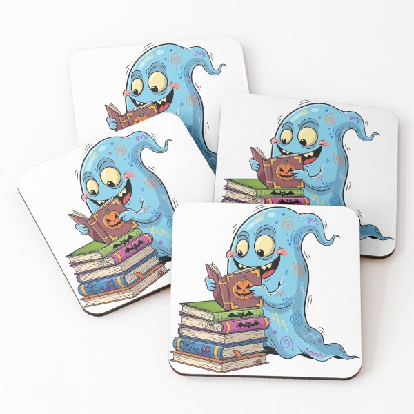 Item preview, Halloween Reading | Spooky and Whimsically Bookish Seasonal Graphic designed and sold by Tw1nsAIArt.