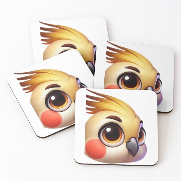 Item preview, Cinnamon Cockatiel Face Close-Up designed and sold by Sillytoe.