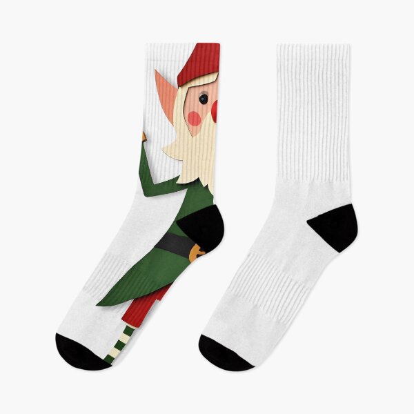 Artikelvorschau, Fröhliches Weihnachtselfen-Design entworfen und verkauft von ShadowAndSlate.