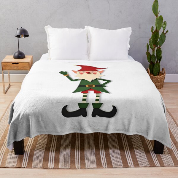 Artikelvorschau, Fröhliches Weihnachtselfen-Design entworfen und verkauft von ShadowAndSlate.