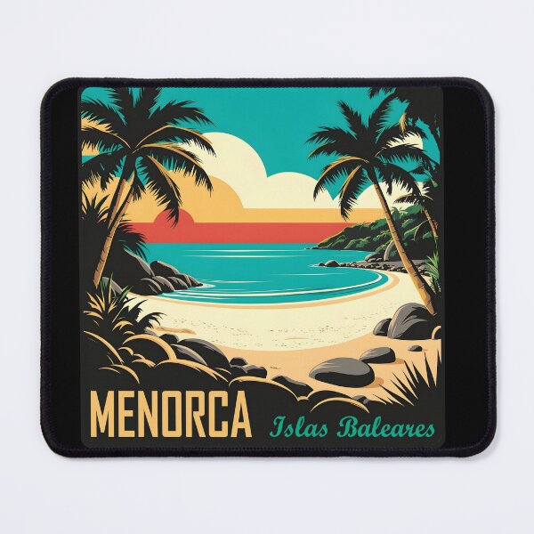 Item preview, Menorca palm trees and sandy beach designed and sold by blankshirt.