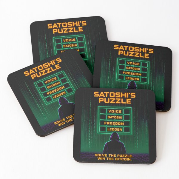 Item preview, Satoshi’s Puzzle – Crypto Mind Game Design designed and sold by DabGraphic.