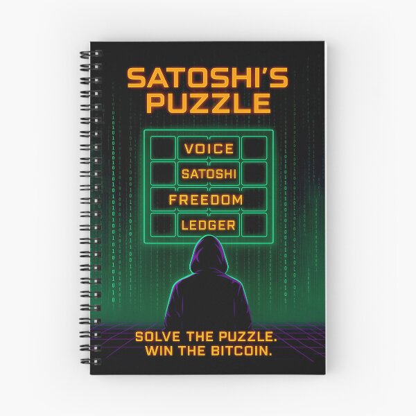 Item preview, Satoshi’s Puzzle – Crypto Mind Game Design designed and sold by DabGraphic.