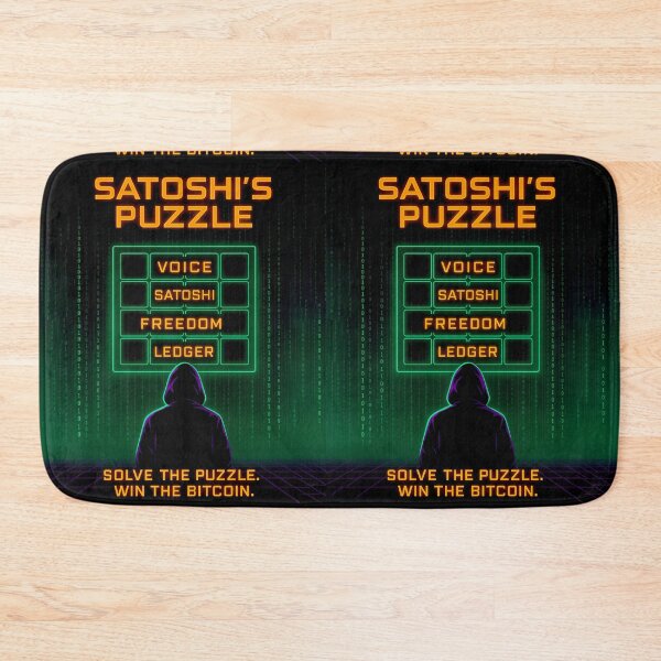 Item preview, Satoshi’s Puzzle – Crypto Mind Game Design designed and sold by DabGraphic.