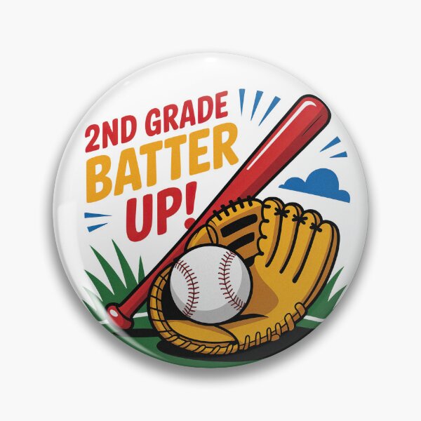 Item preview, 2nd Grade Batter Up Baseball Back To School designed and sold by PietrzakDesign.