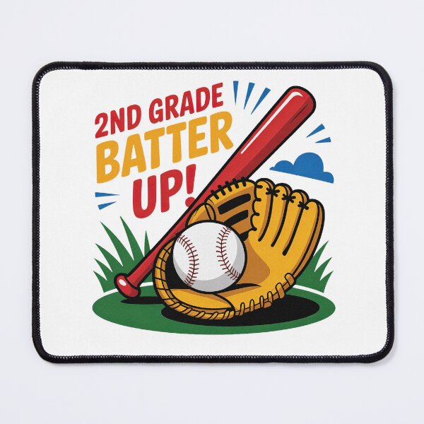 Item preview, 2nd Grade Batter Up Baseball Back To School designed and sold by PietrzakDesign.