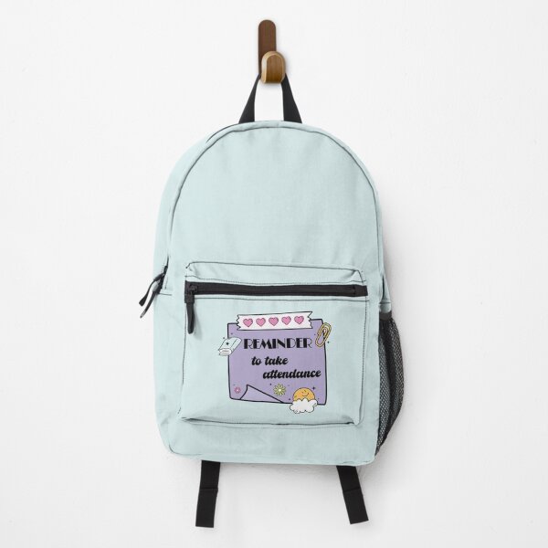 Item preview, Purple Teacher Reminder – Take Attendance Sticky Note with Hearts designed and sold by EmeraldeaArt.