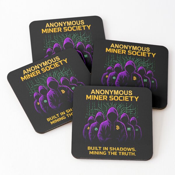Item preview, Anonymous Miner Society – Crypto Underground Design designed and sold by DabGraphic.