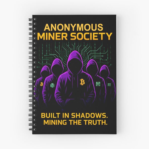 Item preview, Anonymous Miner Society – Crypto Underground Design designed and sold by DabGraphic.