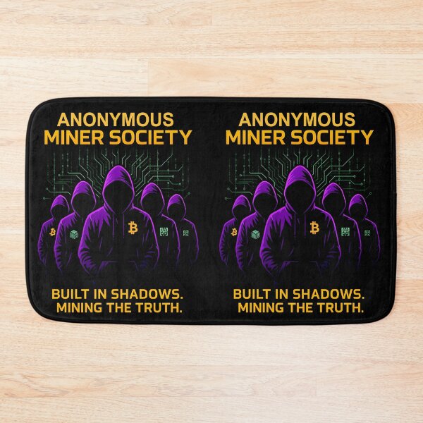 Item preview, Anonymous Miner Society – Crypto Underground Design designed and sold by DabGraphic.