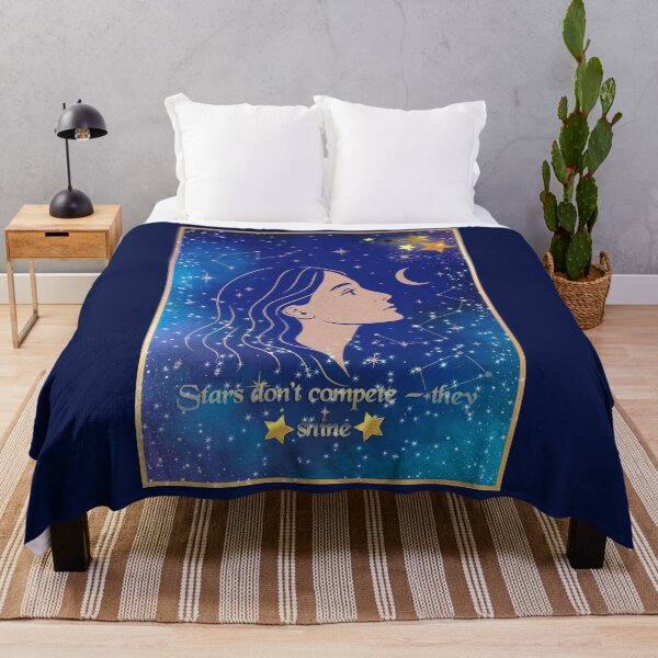 Item preview, Stars Don’t Compete – Inspirational Celestial Girl Art designed and sold by Creative Design Studio.