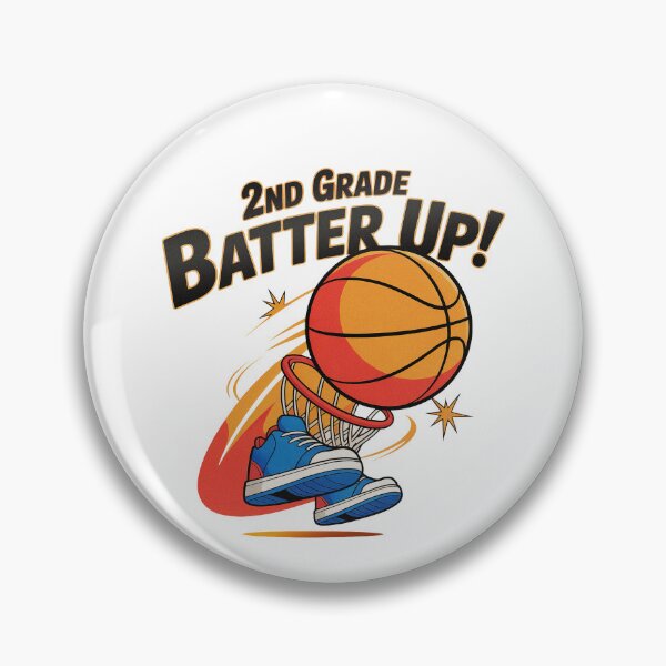 Item preview, 2nd Grade Batter Up Basketball Back To School designed and sold by PietrzakDesign.