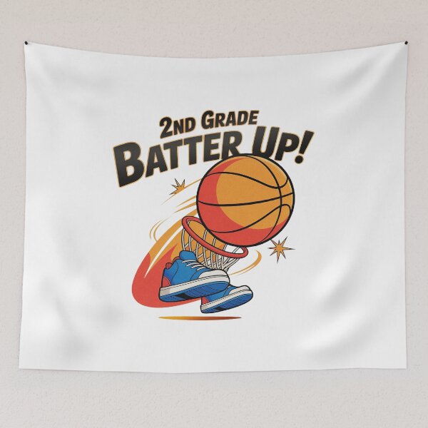 Item preview, 2nd Grade Batter Up Basketball Back To School designed and sold by PietrzakDesign.