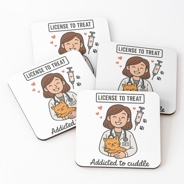 Item preview, Vet life - license to treat - addicted to cuddle designed and sold by Bettybee00.