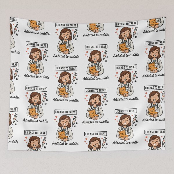 Item preview, Vet life - license to treat - addicted to cuddle designed and sold by Bettybee00.