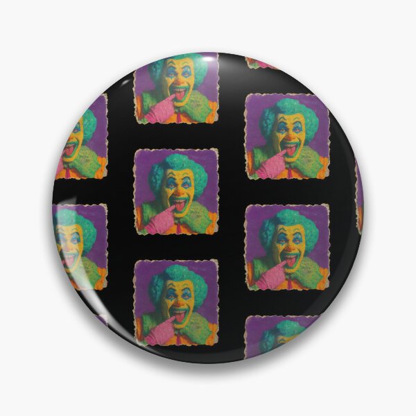 Item preview, Psychedelic Clown with Green Hair – Trippy Vintage Smile Art designed and sold by KristinaNEL.