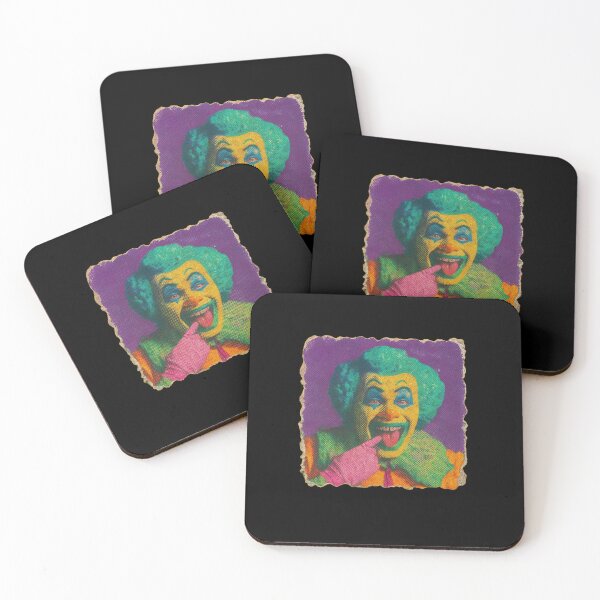 Item preview, Psychedelic Clown with Green Hair – Trippy Vintage Smile Art designed and sold by KristinaNEL.