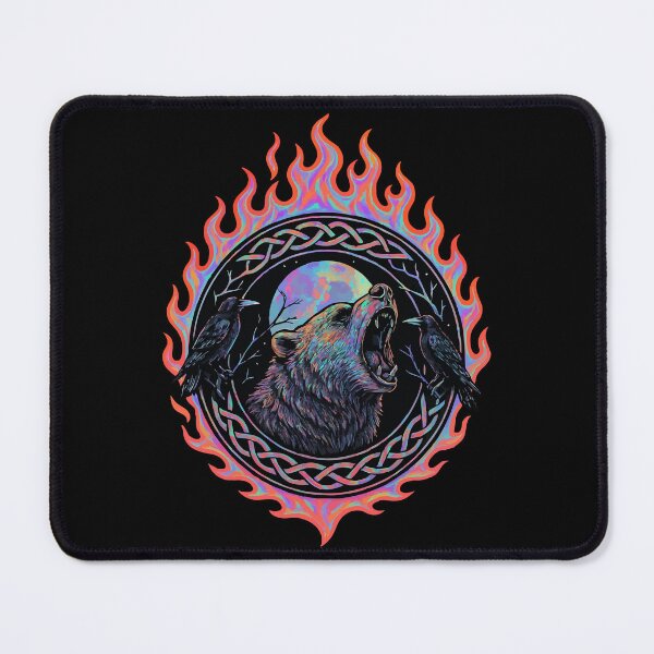 Item preview, Cool Viking Bear Hugin Munin Ravens Valhalla Norse designed and sold by TomFrontierArt.