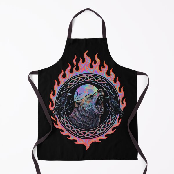 Item preview, Genial Oso Vikingo Hugin Munin Cuervos Valhalla Nórdico designed and sold by TomFrontierArt.
