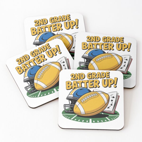 Item preview, 2nd Grade Batter Up American Football Back To School designed and sold by PietrzakDesign.