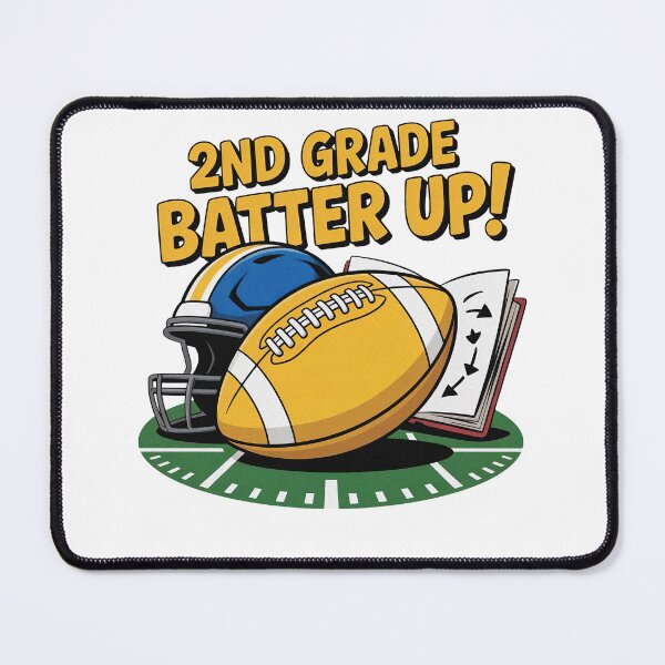 Item preview, 2nd Grade Batter Up American Football Back To School designed and sold by PietrzakDesign.