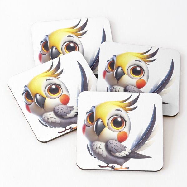 Item preview, Adorable Cockatiel designed and sold by Sillytoe.
