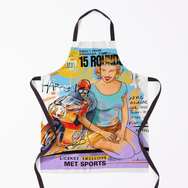 Artikelvorschau, 15 Rounds – Retro-Motorradkunst mit Pin-up-Charme und kräftigen Farben entworfen und verkauft von Matalobos / Retro Art & Classic Machines.