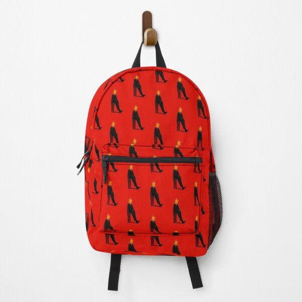 Item preview, Explosion Head Man – Minimal Surreal Art on Red Background designed and sold by KristinaNEL.