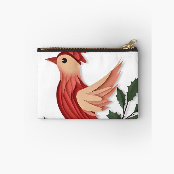 Item preview, Festive Red Cardinal and Holly designed and sold by ShadowAndSlate.