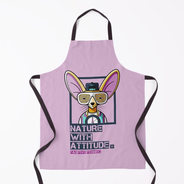 Item preview, Fab Five Fennec - Urban Animal Illustration from ‘Nature with Attitude’ designed and sold by DiverseP.
