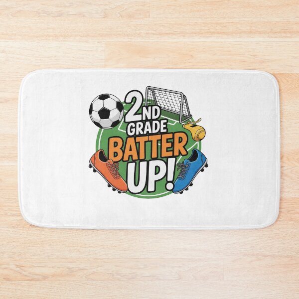 Item preview, 2nd Grade Batter Up Soccer Back To School designed and sold by PietrzakDesign.