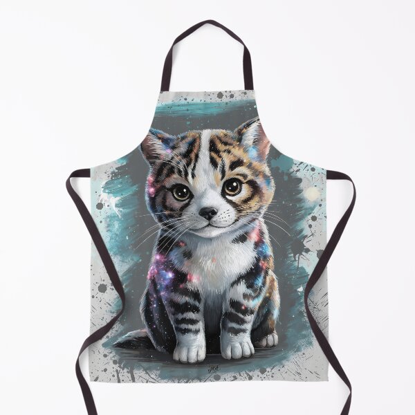 Item preview, Adorable little kitty galaxy painting designed and sold by jbfart.