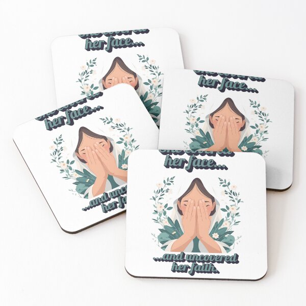 Item preview, Uncovered Her Faith – Spiritual Girl in Prayer Art designed and sold by The Sticker Cove.