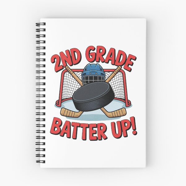 Item preview, 2nd Grade Batter Up Ice Hockey Back To School designed and sold by PietrzakDesign.