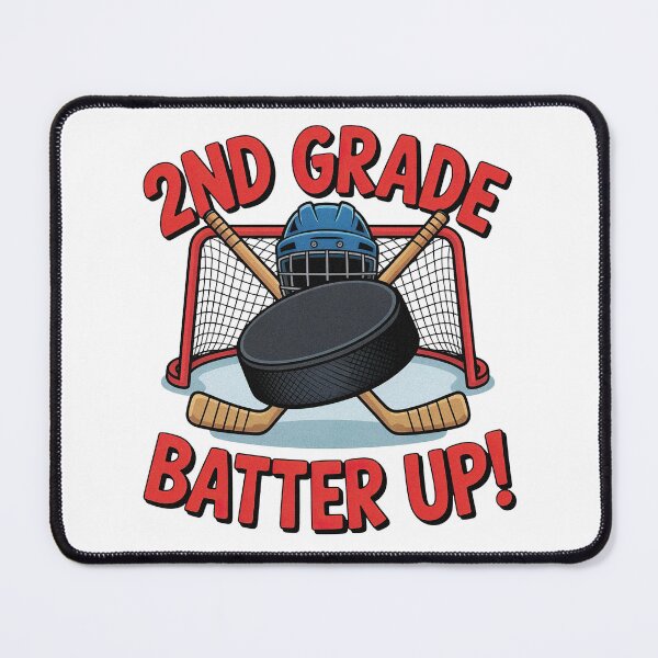 Item preview, 2nd Grade Batter Up Ice Hockey Back To School designed and sold by PietrzakDesign.