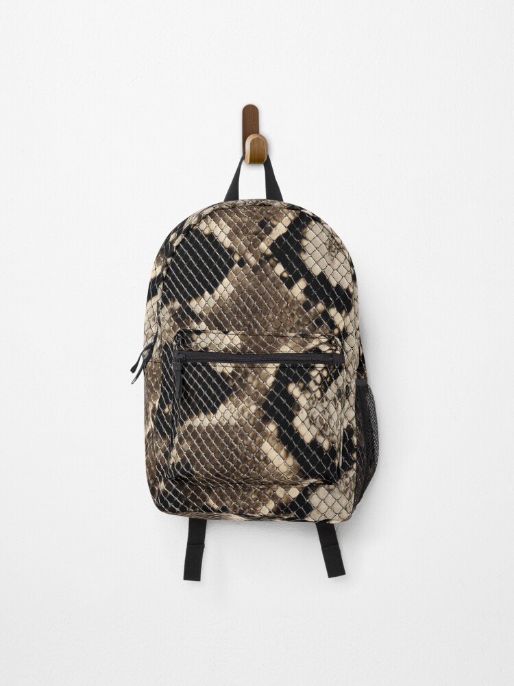 Thumbnail 1 of 3, Backpack, Python Snakeskin Bold Abstract Animal Pattern  designed and sold by trajeado14.